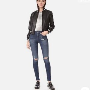 AGOLDE Sophie Dare High Rise Skinny Crop Jeans Size 28